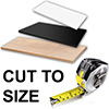 Cut to size shelves