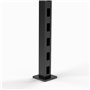 Noosa Slotted Post floor to ceiling Mount