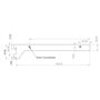Shelf Bracket 300mm for Noosa Post Pair