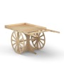Timber Display Stand WHEELBARROW