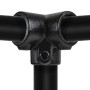 Industrial Clamp Top Corner 128 Black
