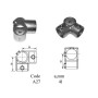 Industrial Clamp Corner 116 Black