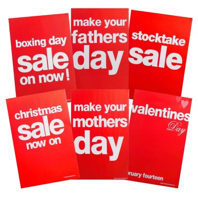 Event Poster Range Kit - 12 pack