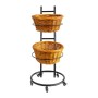 Round Polywicker Basket Stand
