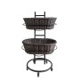 Oval Polywicker Basket Stand