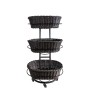 Oval Polywicker Basket Stand