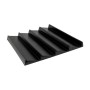 Refrigeration stepped tray no sides