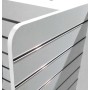 Slat Panel Gondola 4 Way 900x900x1320 White