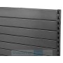 Single Sided Metal Slatwall Gondola Black/Hammertone