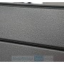 Single Sided Metal Slatwall Gondola Black/Hammertone