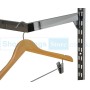 Wall Strip Hang Rail Chrome 40mm Pitch