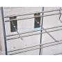 Slatwall panel light Hook 100 mm