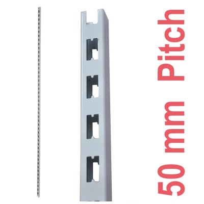 Slotted Post 30x30mm 50mm Pitch