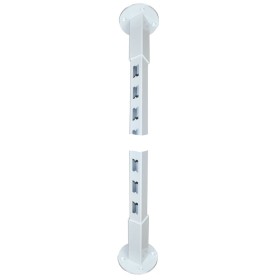Slotted Post with Floor to Ceiling Brackets