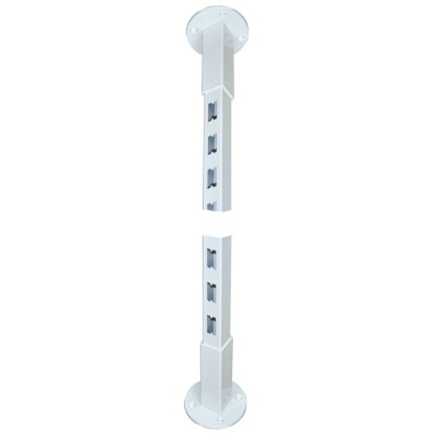 Slotted Post with Floor to Ceiling Brackets