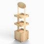 Timber Shelving Display BLOCKY