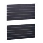 Slatwall Panel Black with Black Inserts 1200x600 PAIR
