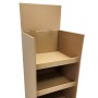 Cardboard 4 Shelf Display Stand