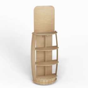 Timber Promo Stand BARREL