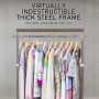 Clothing Rack  Adjustable  Steel PEARL GREY