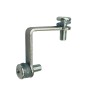 Glass showcase glass connector 2 way