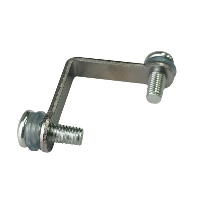Glass showcase glass connector 2 way