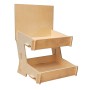 Timber Counter Display JAZZ 2 Tier