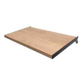 Timber Shelf with Brackets for Noosa Wall System - Tavern Oak