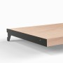 Timber Shelf with Brackets for Noosa Wall System - Tavern Oak