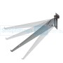 Slat Panel Adjustable Angle Shelf Brackets 300mm