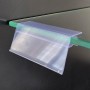 Clip on Glass Data Strip Clear