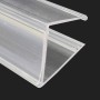 Data Strip Clip on Timber Shelf Clear