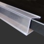 Data Strip Clip on Timber Shelf Clear