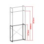 Noosa Modular System - VISION 3 - Oak Shelves