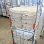 A base roll cage. 4 sided with base and mid shelves. Split doors