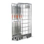 A base roll cage. 2 sided with base and mid shelves. No doors