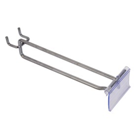 Pegboard Hook with Clear Ticket Holder Flip Price Tag