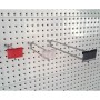 Scan Hook for FLAT Metal Pegboard with Ticket Holder