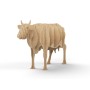 Timber Display COW (Life-Size)