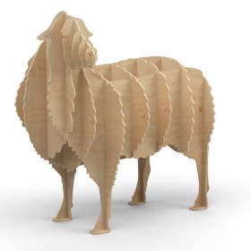 Timber Display SHEEP (Life-Size)