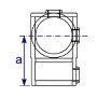 Industrial Clamp 4 Way Cross 176 Galv