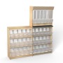 Bulk Bin Timber Display Stand with 15 Scoop Tubs