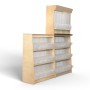 Bulk Bin Timber Display Stand with 15 Scoop Tubs