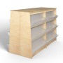 Bulk Bin Timber Display Stand with 15 Scoop Tubs