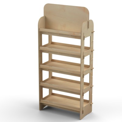 Wooden Display TOWNSEND 5-Tier