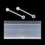 Hanging Data Strip 35 x 100 mm Clear