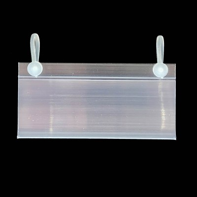 Hanging Data Strip 35 x 100 mm Clear