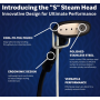Jiffy J-2000S Stainless Steel Head  Garment Steamer