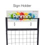 Grid Mesh Display Stand Double Sided