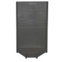 Low Base Corner Peg/Slatwall/Flat Gondola Black Hammertone